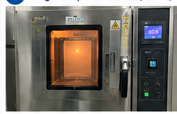 High temperature chamber test for bar LCD screen