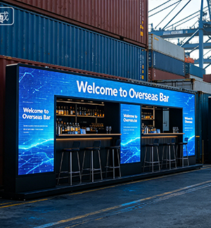 Stretched Bar Display for Transportation