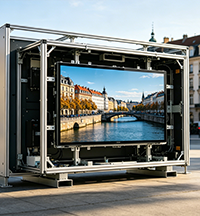 High-Brightness Open Frame Display