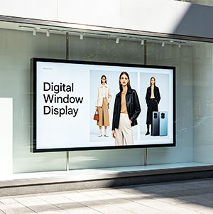 Digital Window Display