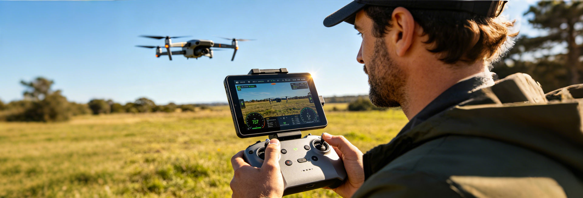7 Inch Sunlight Readable LCD Display for Drone Remote Control Applications