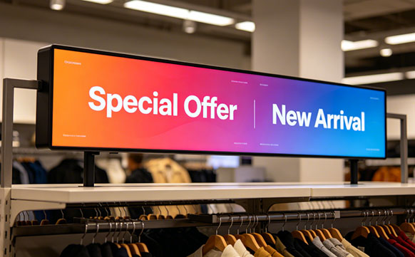 Top 5 Stretched Bar Displays for Retail Shelf Digital Signage