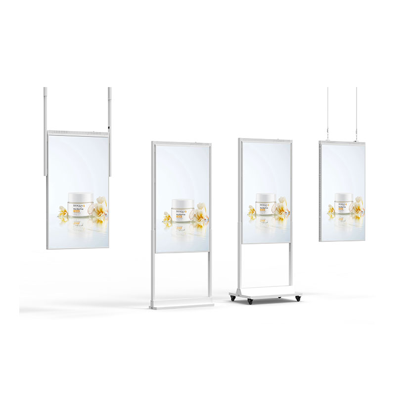 32~75 Inch Double Sided High Brightness Window Digital Signage
