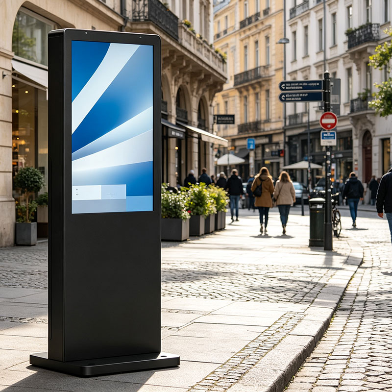21.5 Inch Floor To Ceiling Outdoor LCD Digital Signage