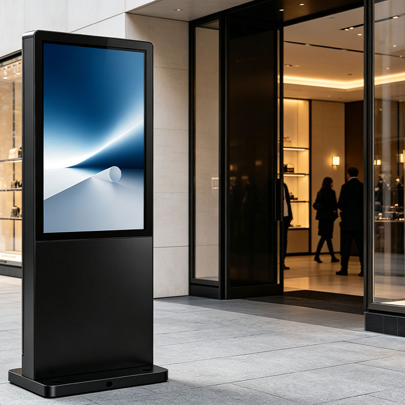 43 Inch Outdoor Digital Signage Totem for Retail & Advertising