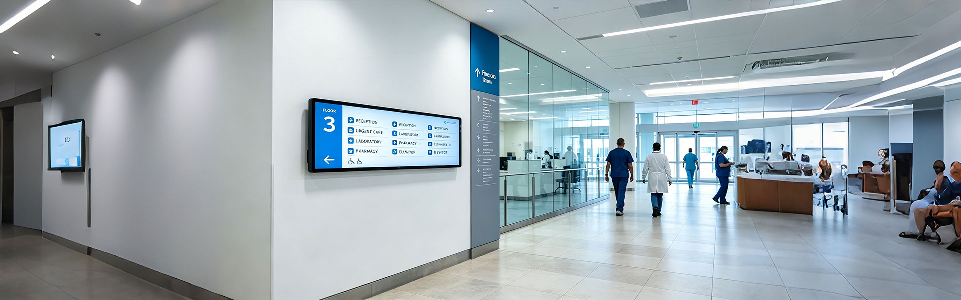 Floor Information Bar LCD Display Solution