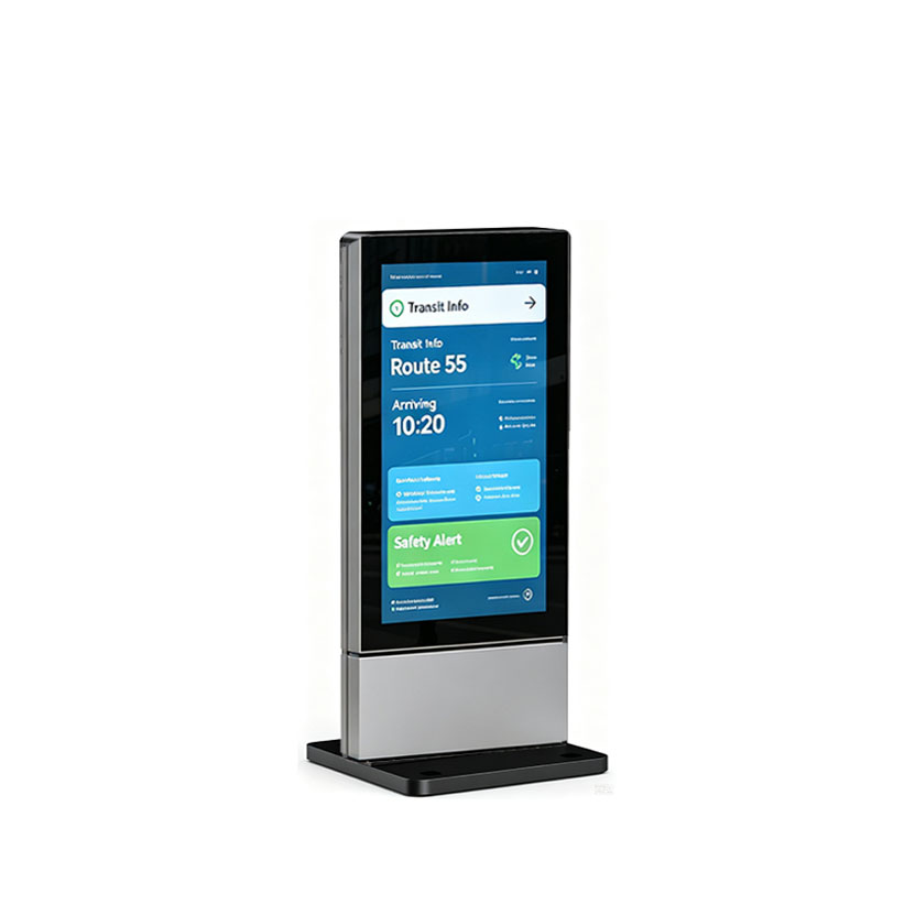 49 Inch Outdoor Digital Signage for Bus Stops & Public Information
