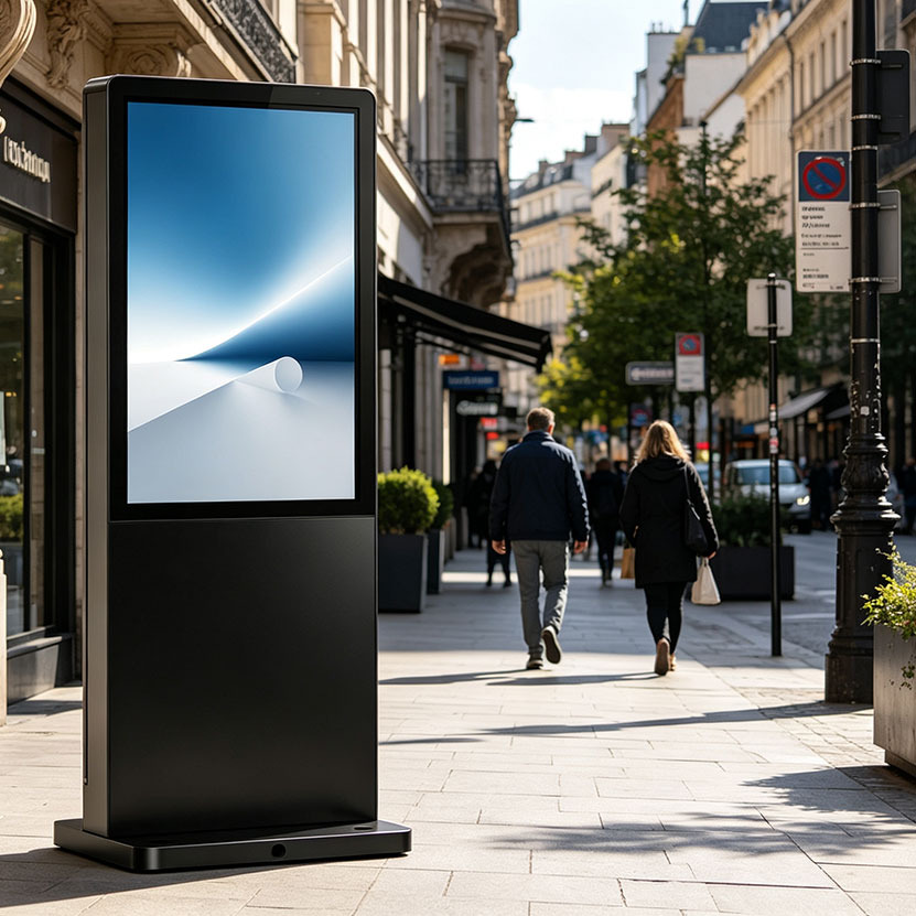 43 Inch Outdoor Digital Signage Totem for Retail & Advertising