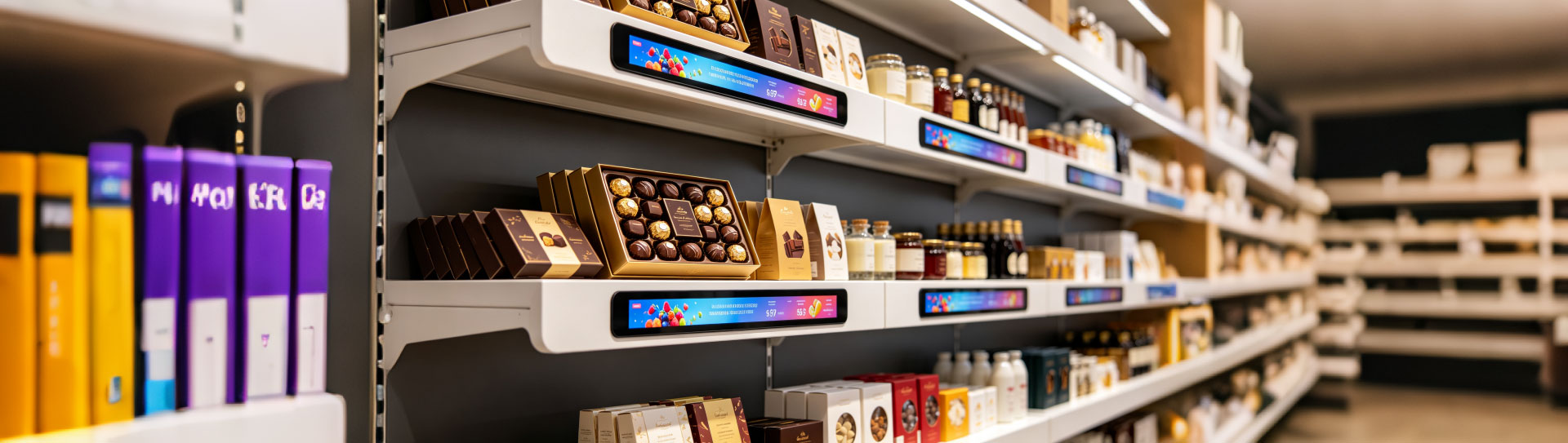 Shelf Bar LCD Display Solution