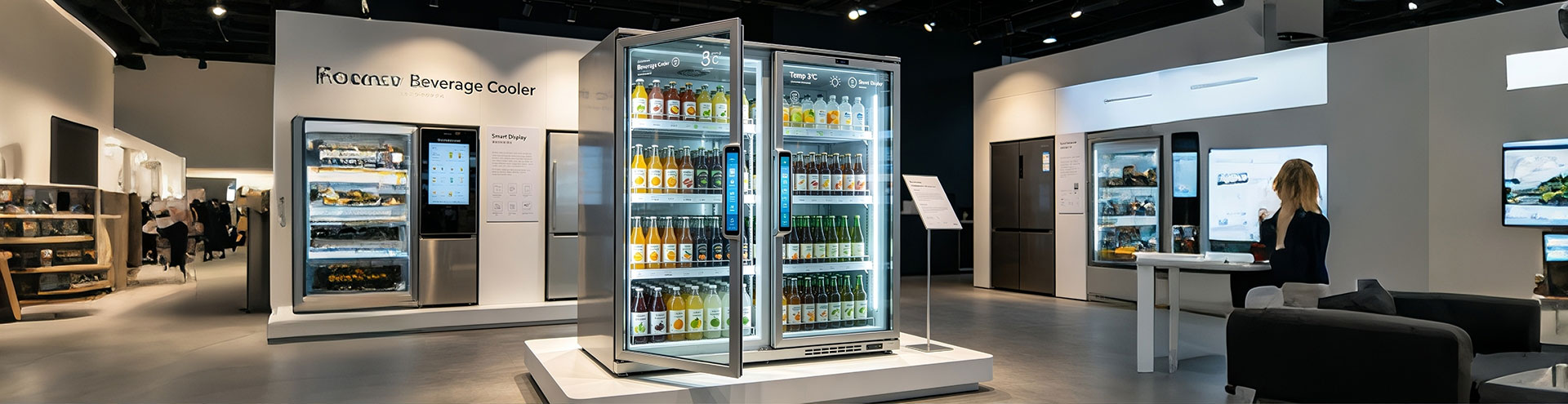 Refrigerator Bar LCD Display Solution