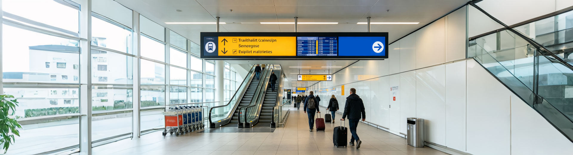 Railway Stretched Bar Display Solution
