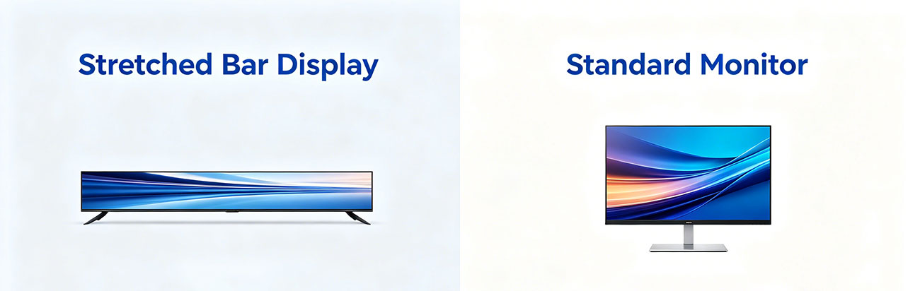 Stretched-Bar-Display-vs Stretched-Bar-Display-vs