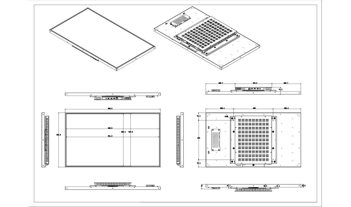 43-inch-open-frame-display-Specifications
